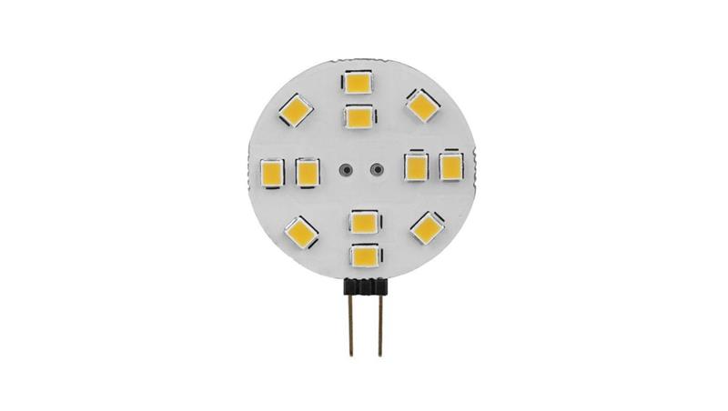 Żarówka G4 12 led smd 2835 1,9W CW zimna biała 12V DC-48756
