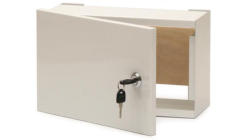 Obudowa metalowa 240x150x100mm tylna ścianka wykonana ze sklejki TPR-1 22302-65589