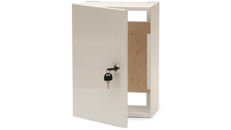 Obudowa metalowa 200x300x120mm tylna ścianka wykonana ze sklejki TPR-2 22301-65590