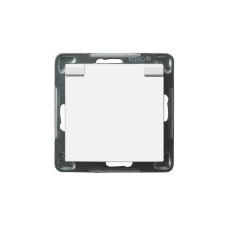 Gniazdo Ospel hermetyczne podtynkowe GPH-1GZ/M/00/D AS białe pojedyńcze