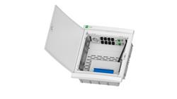 Rozdzielnica multimedialna Elegant 2X12 podtynkowa IP40 N+PE drzwi białe 2435-20-70334