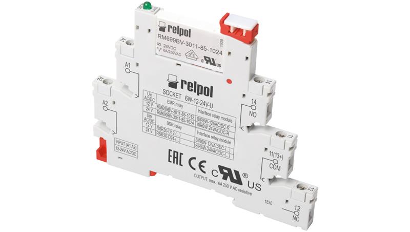 Przekaźnik interfejsowy SIR6W-24VDC-R 863758-15647