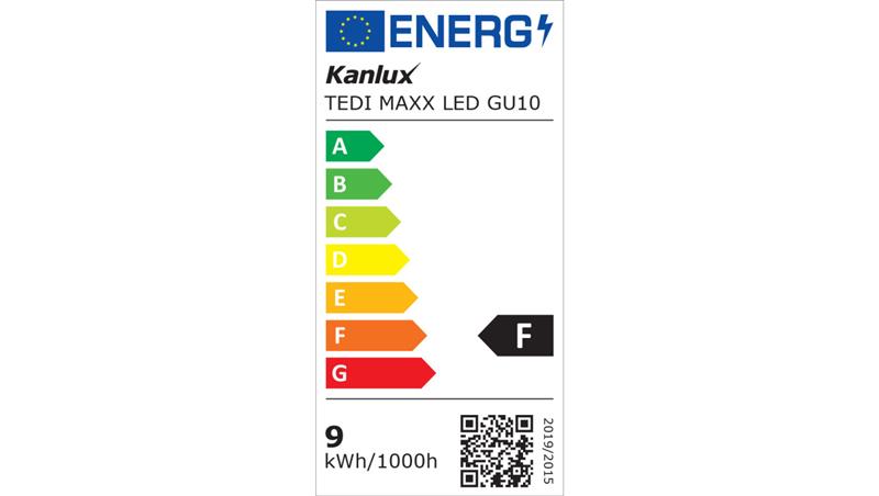 Żarówka LED GU10 TEDI MAXX LED GU10-WW 900lm 3000K barwa ciepła 23412-46810