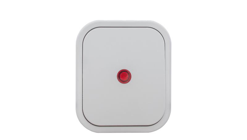 B2 Łącznik zwierny natynkowy 10A 250V światło/dzwonek IP54 podświetlany biały 00060278-41849 B2 Łącznik zwierny natynkowy 10A 250V światło/dzwonek IP54 podświetlany biały 00060278-41849