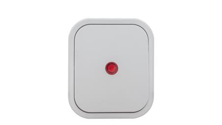 B2 Łącznik zwierny natynkowy 10A 250V światło/dzwonek IP54 podświetlany biały 00060278-41849