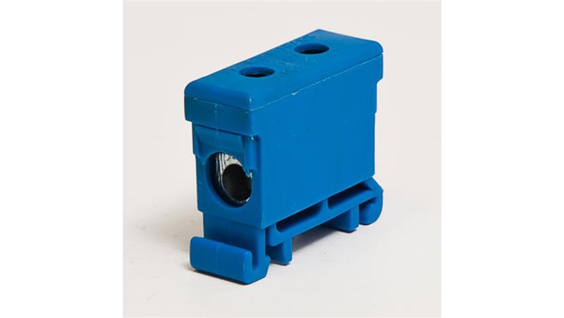 Złączka szynowa gwintowa al/cu 16mm2 niebieska WLZ-35P/16N-65003