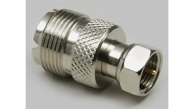 Adapter przejście redukcja gniazdo UHF/wtyk F 23396-33815 Adapter przejście redukcja gniazdo UHF/wtyk F 23396-33815