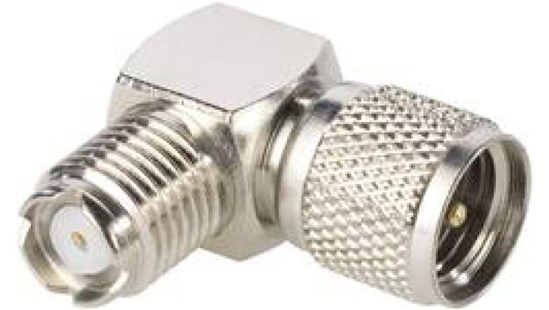 Adapter redukcja wtyk mini UHF/gniazdo mini UHF kątowy 06190-33817