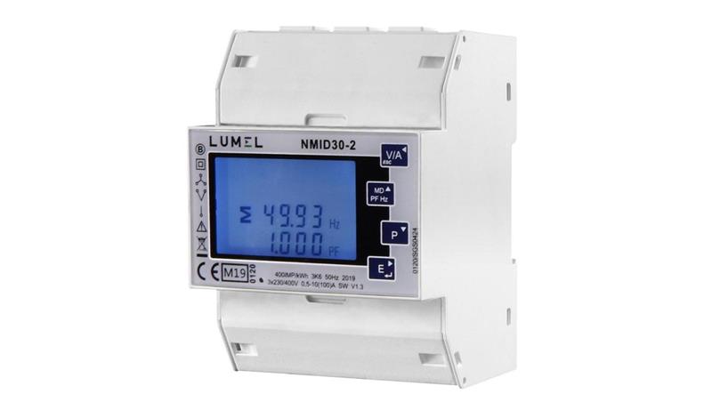 Miernik energii sieci 1- i 3-faz. z certyfikatem MID 100A NMID30-2-4332 Miernik energii sieci 1- i 3-faz. z certyfikatem MID 100A NMID30-2-4332