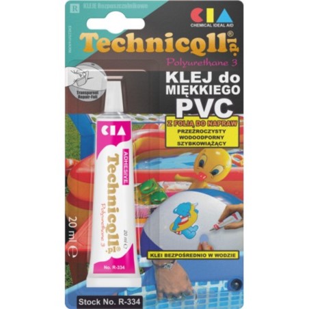 TECHNICQLL Klej do miękkiego PCV 20ml R-334