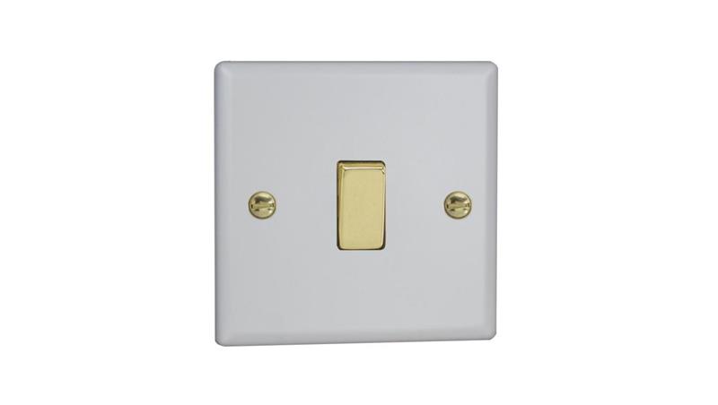 Łącznik uniwersalny schodowy 10A 230V klawiszowy - kolor biały mat V-E1SWM-40460 Łącznik uniwersalny schodowy 10A 230V klawiszowy - kolor biały mat V-E1SWM-40460