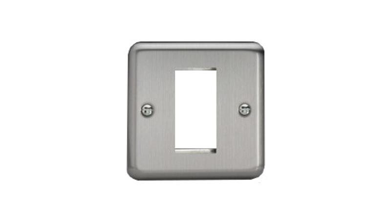 Ramka metalowa pojedyncza SLIM - kolor stal szlifowana C-F1-SLIM-S-38560 Ramka metalowa pojedyncza SLIM - kolor stal szlifowana C-F1-SLIM-S-38560