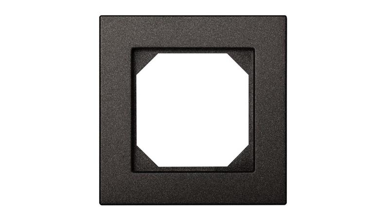 Rama pojedyncza Slim 82mm x 82mm - kolor grafitowy L-F1-SLIM-G-38578 Rama pojedyncza Slim 82mm x 82mm - kolor grafitowy L-F1-SLIM-G-38578