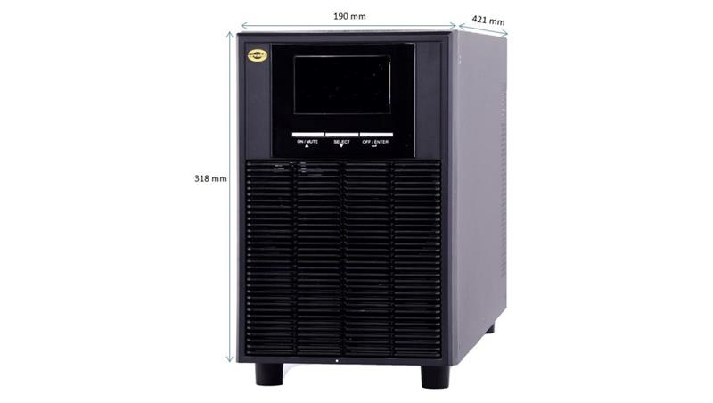Zasilacz awaryjny UPS Orvaldi VT3K on-line Tower 3000VA/2700W czysta sinusoida VWPP3K-5099