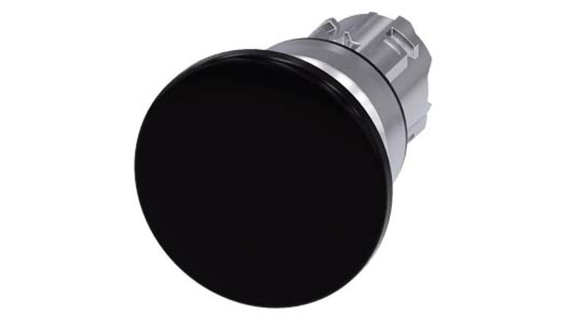 Napęd przycisku grzybkowego 22mm czarny 40 mm z samopowotem metalowy IP689k SIRIUS ACT 3SU1050-1BD10-0AA0-14704