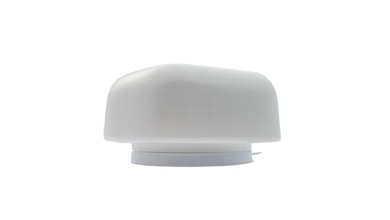 PLAFON G-1, E27, 60W, biała-stal malowana proszkowo, klosz matowy-szkło, mały kwadrat, IP20 G01 G-1-53082