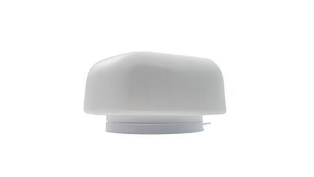 PLAFON G-1, E27, 60W, biała-stal malowana proszkowo, klosz matowy-szkło, mały kwadrat, IP20 G01 G-1-53082