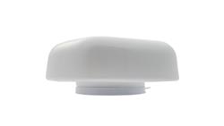 PLAFON G-2, E27, 60W, biała-stal malowana proszkowo, klosz matowy-szkło, duży kwadrat, IP20 G01 G-2-53061