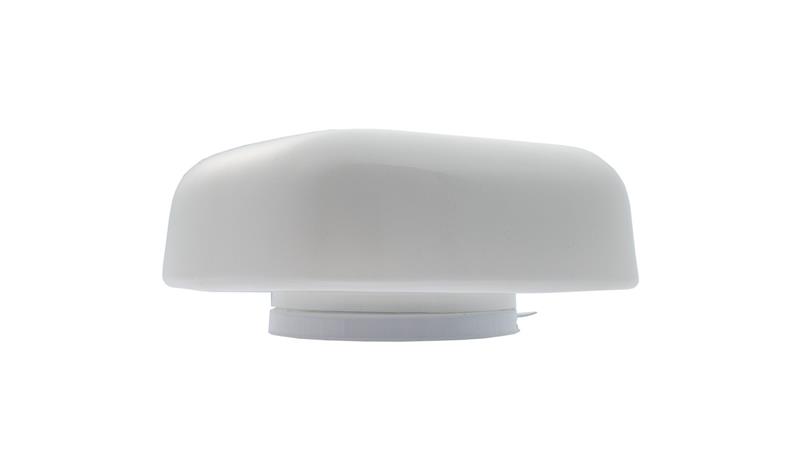 PLAFON G-2, E27, 60W, biała-stal malowana proszkowo, klosz matowy-szkło, duży kwadrat, IP20 G01 G-2-53061