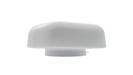 PLAFON G-2, E27, 60W, biała-stal malowana proszkowo, klosz matowy-szkło, duży kwadrat, IP20 G01 G-2-53061