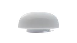 PLAFON G-4, E27, 60W, biała-stal malowana proszkowo, klosz matowy-szkło, duży okrąg IP20 G01 G-4-53293