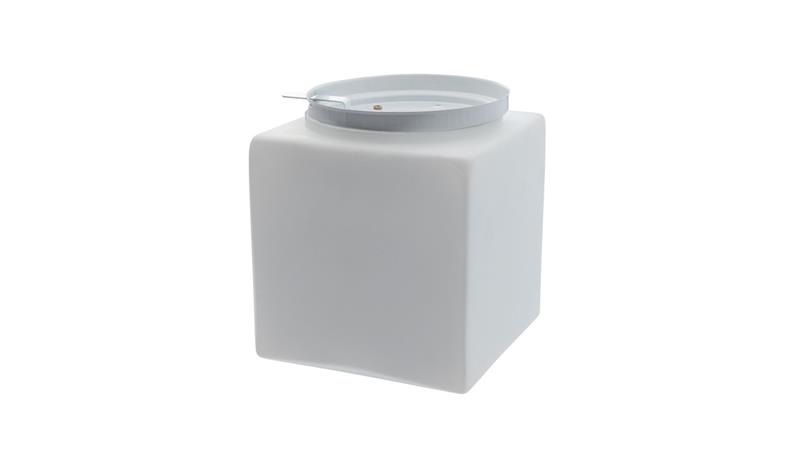 PLAFON G-8, E27, 60W, biała-stal malowana proszkowo, klosz matowy-szkło, IP20 G01 G-8-53296