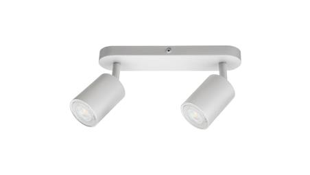 Lampa Oprawa SIENA-ALU-W/W 2xgu10 biała z białym przegubem-59520
