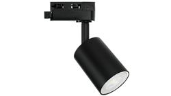 Lampa SIENA-Track-ALU-B/B-1F czarna z czarnym przegubem 1xgu10 LUXsystem-1F (na szynę jednofazową)-61250