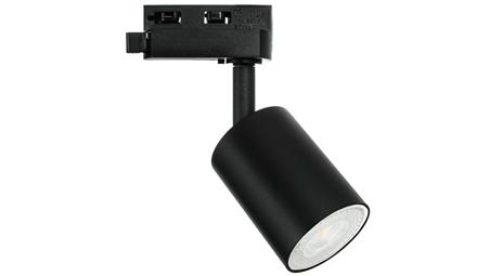 Lampa SIENA-Track-ALU-B/B-1F czarna z czarnym przegubem 1xgu10 LUXsystem-1F (na szynę jednofazową)-61250