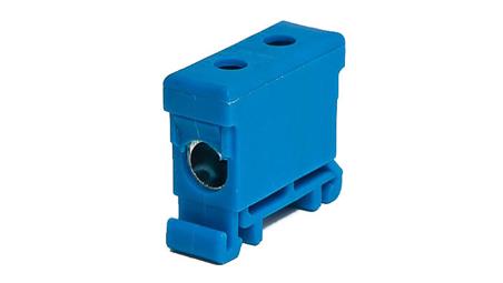 Złączka szynowa gwintowa al/cu 35mm2 niebieska WLZ-35P/35N-64869