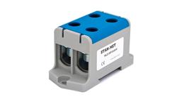 Złączka szynowa gwintowa al/cu 2x95mm2 niebieska WLZ-35P/2x95N-64949