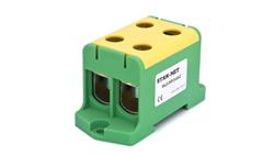 Złączka szynowa gwintowa al/cu 2x95mm2 zielono-żółta WLZ-35P/2x95Z-64950