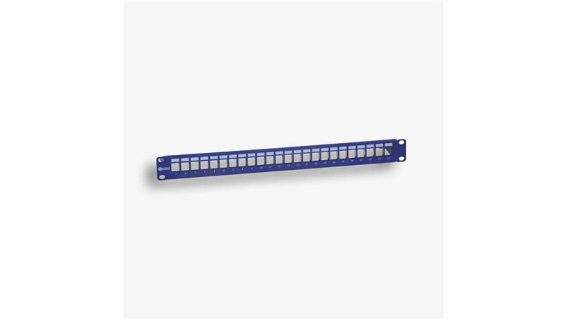 Panel 19 24 x RJ45 STP (1U) do gniazd beznarzędziowych, ekranowany, nieuzbrojony, z półką (EM/3012KXBP-24S) EM/3012BP-24-73530