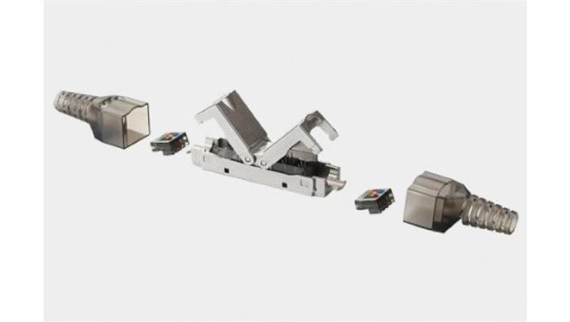 Moduł beznarzędziowy do łączenia kabli FTP kat.6A z odgiętkami 24338-33698