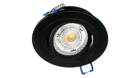 Oprawa OPAL okrągła ruchoma czarna piaskowana + wewnętrzny ring czarny-63041