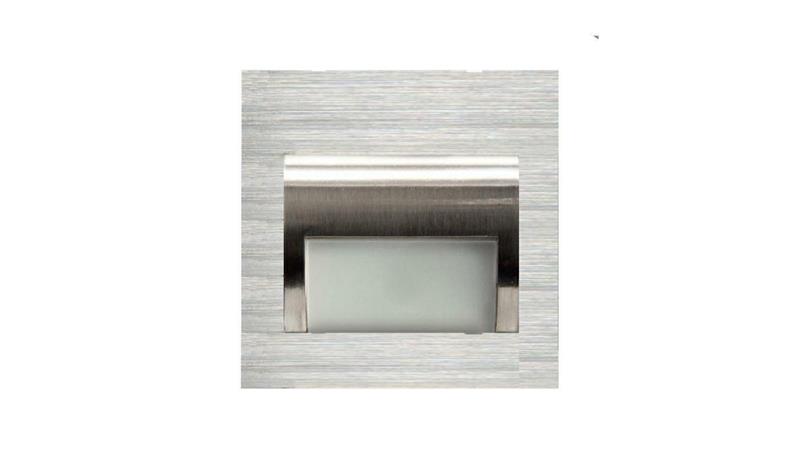Oprawa Beryl srebrna szczotkowana zimna 6500K 1,5W 12V DC 9 led smd 3014 kwadrat do puszki fi 60-62747 Oprawa Beryl srebrna szczotkowana zimna 6500K 1,5W 12V DC 9 led smd 3014 kwadrat do puszki fi 60-62747