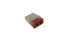 Szybkozłączka 2x0,5-2,5mm2 transparentna ZA-2x2,5 /100szt./-80661