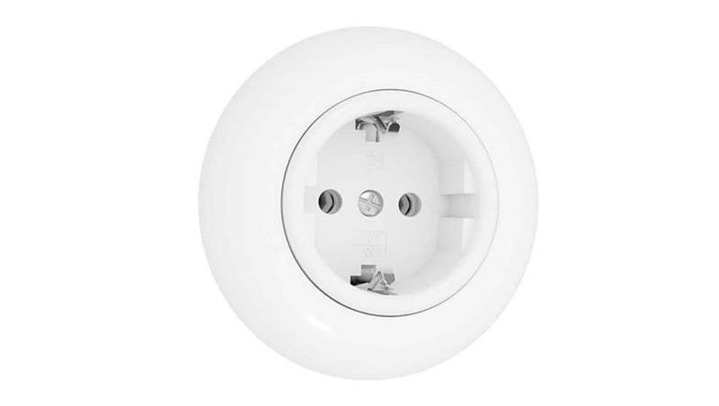 Premiumlux RETROLINE Gniazdo schuko z ramką białe-44667 Premiumlux RETROLINE Gniazdo schuko z ramką białe-44667