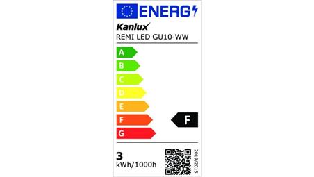 Żarówka LED GU10 REMI LED GU10-WW 180lm 3000K barwa ciepła 33081-46843