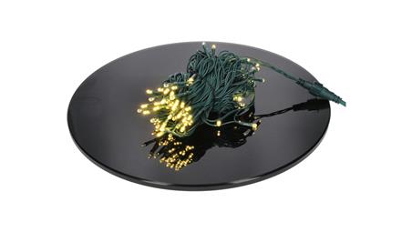 Lampki choinkowe 100led białe ciepłe 10m b przewód zielony-50204