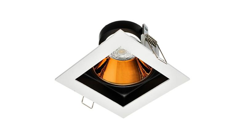 Oprawa Malachit-K-SW/SB/RG biały piaskowany/ czarny piaskowany / Złoty stop aluminium i cynku-53300