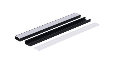 Profil led PCV Line Slim 16x7 2m czarny ML-55207