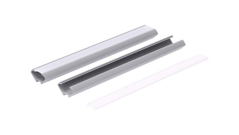 Profil led PCV Corner 22x12 2m szary ML-55422