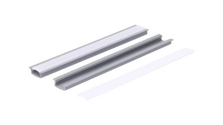 Profil led PCV Fuga Slim 16x7 2m szary ML-55451