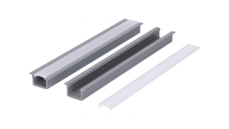 Profil led PCV Fuga 16x11 2m szary ML-55419 Profil led PCV Fuga 16x11 2m szary ML-55419