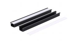 Profil led PCV Fuga 16x11 2m czarny ML ML-55427