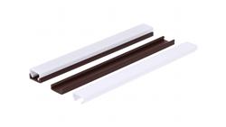 Profil led PCV Max 20x10 2m brązowy ML ML-55429