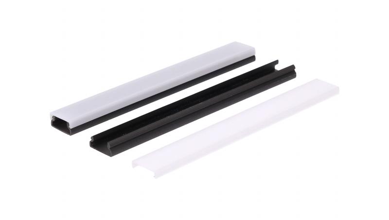 Profil led PCV Max 20x10 2m czarny ML-55208