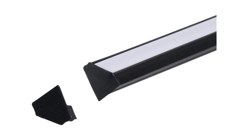 Zaślepka PCV Corner czarna-55447