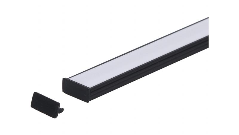 Zaślepka PCV Line Slim czarna-55433